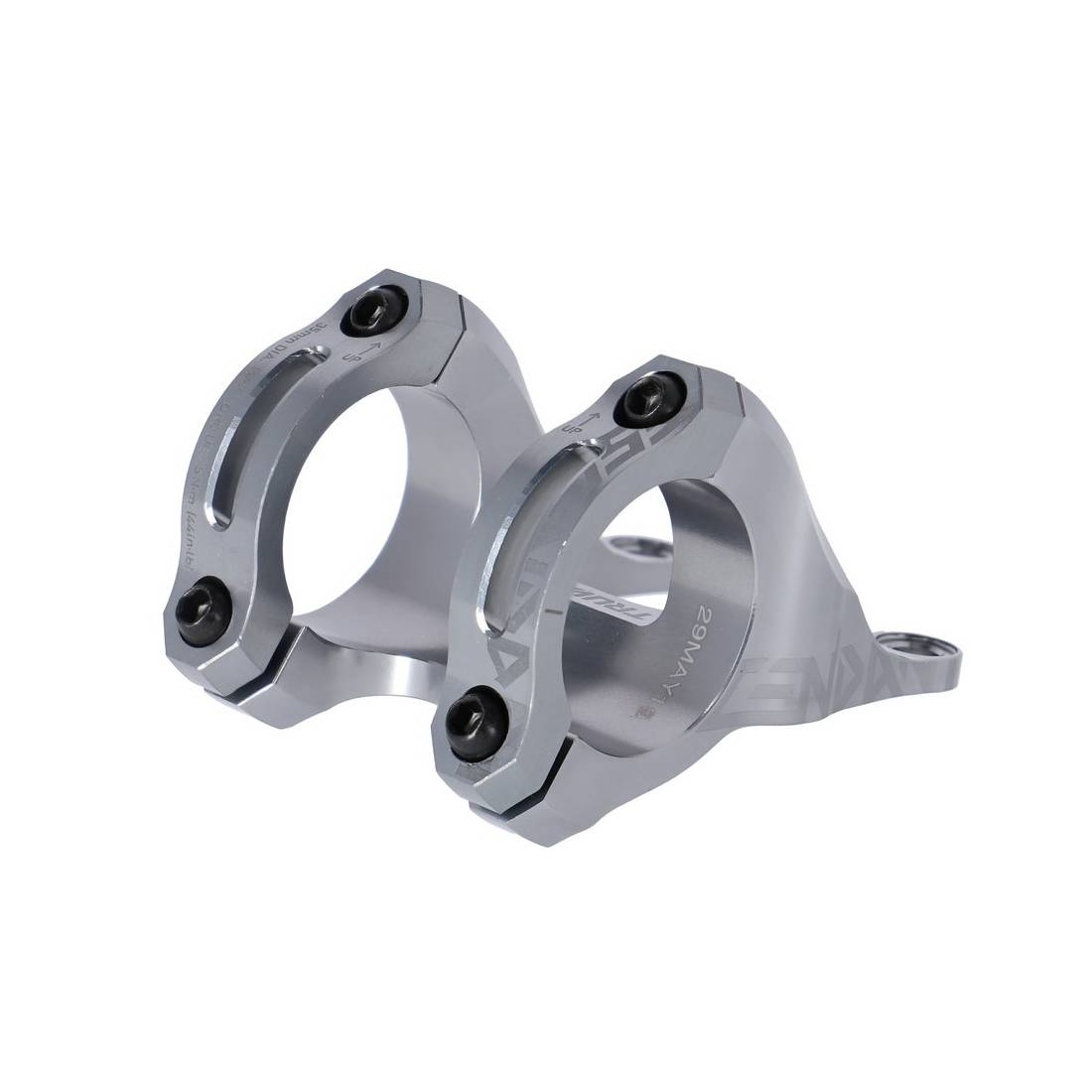 Truvativ 00.6518.028.000 Direct Mount A-Head Vorbau "Descendant", Länge: 50 mm / 0°, Lenker: 35 mm, Stahl, grau