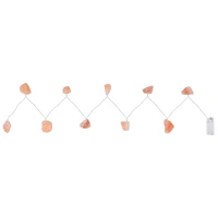 Lichterkette LED Salzkristalle Himalaya Salzlichterkette Lichterkette Batterien Salzkristalllampe, Timer, 10x LED 0,06W warmweiß, LxBxH 165x4x4 cm Lichterkette LED Salzkristalle Himalaya Salzlichterkette Lichterkette Batterien Salzkristalllampe, Timer, 10x LED 0,06W warmweiß, LxBxH 165x4x4 cm