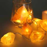 Lichterkette LED Salzkristalle Himalaya Salzlichterkette Lichterkette Batterien Salzkristalllampe, Timer, 10x LED 0,06W warmweiß, LxBxH 165x4x4 cm Lichterkette LED Salzkristalle Himalaya Salzlichterkette Lichterkette Batterien Salzkristalllampe, Timer, 10x LED 0,06W warmweiß, LxBxH 165x4x4 cm