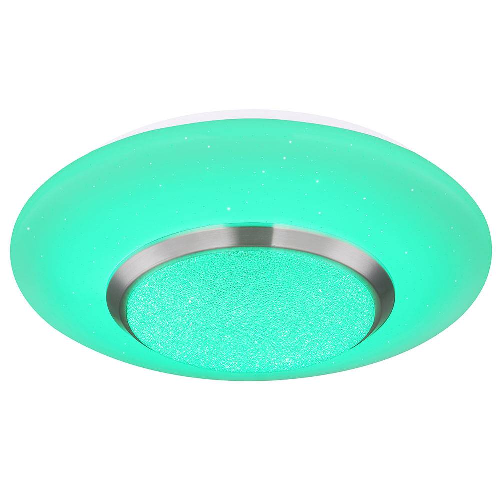RGB LED Decken Leuchte Dimmbar Fernbedienung Stern Kristall Effekt Beleuchtung