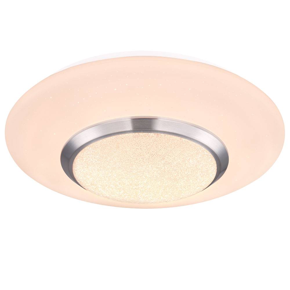 RGB LED Decken Leuchte Dimmbar Fernbedienung Stern Kristall Effekt Beleuchtung