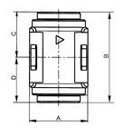 Riegler Verteiler »multifix-mini«, BG 0, G 1/4, mit 2 Abgängen G 1/8, Eingangsdruck max. 16 bar, Mediums-Umgebungstemp. max. 60 °C<br>Zweifachvert