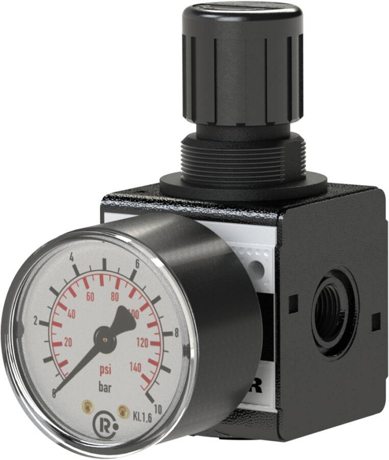 Druckregler multifix 100426 Gewinde G 1/2`` IG Regelbereich 0,5-16 bar Durchflussmenge 6000 l/min A 68,8 mm B 134,1 mm D