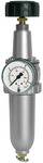 Riegler Filterregler »Standard«, Metallbehälter und Mano., 40 µm, BG 2, G 3/8, PE max. 25 bar, Regelbereich 0,5 - 16 bar, Ablass: manuell<br>Vordr