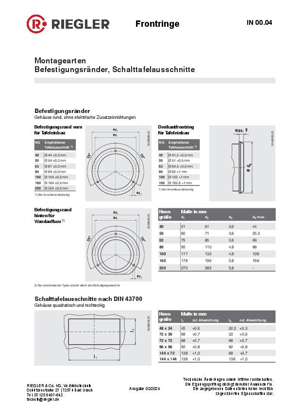 Standardmanometer Frontring verchr. G 1/4 hinten 0 - 4,0 bar D. 50