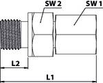 Riegler Mano. in Robustausf. mit CrNi-Stahlgeh., Anschluss radial unten, G 1/2, Typ 212.20, Güteklasse 1,0, Messber. 0 - 25,0 bar, Ø 160<br>Rohrfede