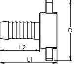 Riegler Manometer aus CrNi-Stahl, Sicherheitsausf., Anschluss radial unten, G 1/2, Typ 232.30, Güteklasse 1,0, Messber. 0 - 4,0 bar, Ø 100<br>Rohrfe