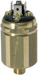 Riegler Vakuum-Druckschalter, Messing, 42 V, Wechselkontakt, Umgebungstemperatur -25 °C bis 85 °C, G 1/8, Einstellbereich 20 - 800 mbar<br>Für flü