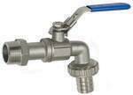 Kugelauslaufhahn Edelstahl 1.4408 G 3/4 AG DN 20