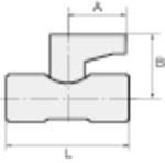 Riegler Schlauchklemme, Temperguss, 2-teilig, mit losen Zungen, Spannbereich 17,0 - 22,0 mm, für Schlauch LW 13 (1/2")
