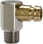 Riegler Temperier-Einstecknippel DN 9, 90°, Außengewinde, Messing 2.0401, M14x1,5, PN max. 15 bar, Mediums-/Umgebungstemp. -20°C bis 160°C<br>Komp