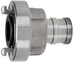 Riegler Storz-Kupplung, Schlauchstutzen, drehbar, Alu, Storz-Größe 52-C, LW 38, Betriebsdruck max. 16 bar, Betriebstemp. -40 °C bis 110 °C<br>Qual