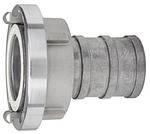 Riegler Storz-Kupplung, Schlauchstutzen, drehbar, Alu, Storz-Größe 100, LW 100, Betriebsdruck max. 16 bar, Betriebstemp. -40 °C bis 110 °C<br>Qual