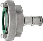 Riegler Storz-Kupplung, Schlauchstutzen, drehbar, ES V4A, Storz-Größe 65, LW 65, Betriebsdruck max. 16 bar, Betriebstemp. -15°C bis 200°C<br>Quali