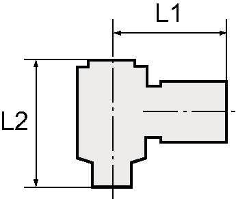 Drosselrückschlagventil Bl.Ser.zyl.SW 14mm D.8 mm13,16mm Zuluftdros.Rändelschr.