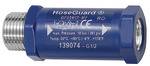 Riegler Schlauchbruchsicherung »Hose Guard«, Aluminium, Kolben Polyacetat, Betriebstemp. -20 °C bis 80 °C, G 1/2 AG/IG, PE max. 18 bar<br>Effektiv