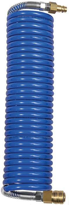 Spiralschlauch-Kupplung-Set ID 6mm AD 8mm L.2,5m Kuppl.DN 7,2 RIEGLER