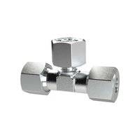 Riegler Einst. T-Anschlussverschraubung, Dichtkegel, 360° drehbar, Mutter M36x2,0 i., Rohr-Außen-Ø 25 mm, PN max. 400 bar, Stahl verzinkt