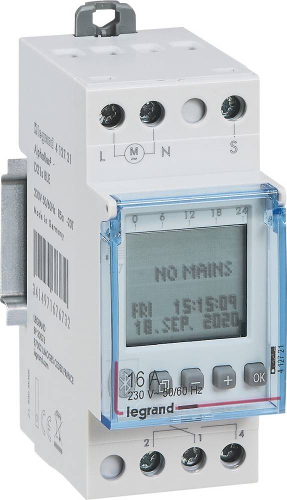 Legrand Wochenschaltuhr Legrand 412721