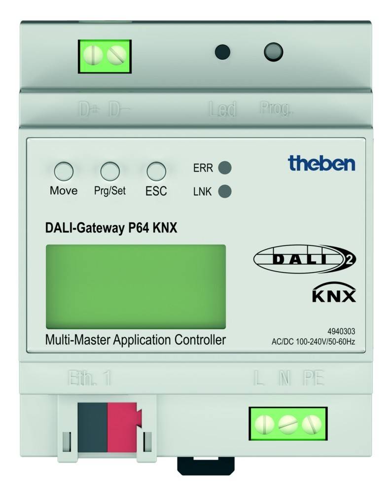 Theben Application-Controller DALI Gateway P64 KNX