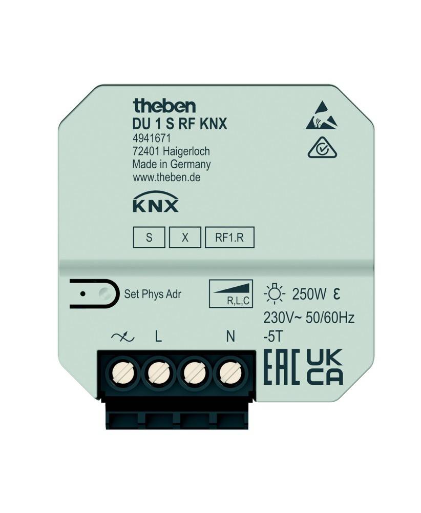 Theben Funk-Dimmaktor DU 1 S RF KNX