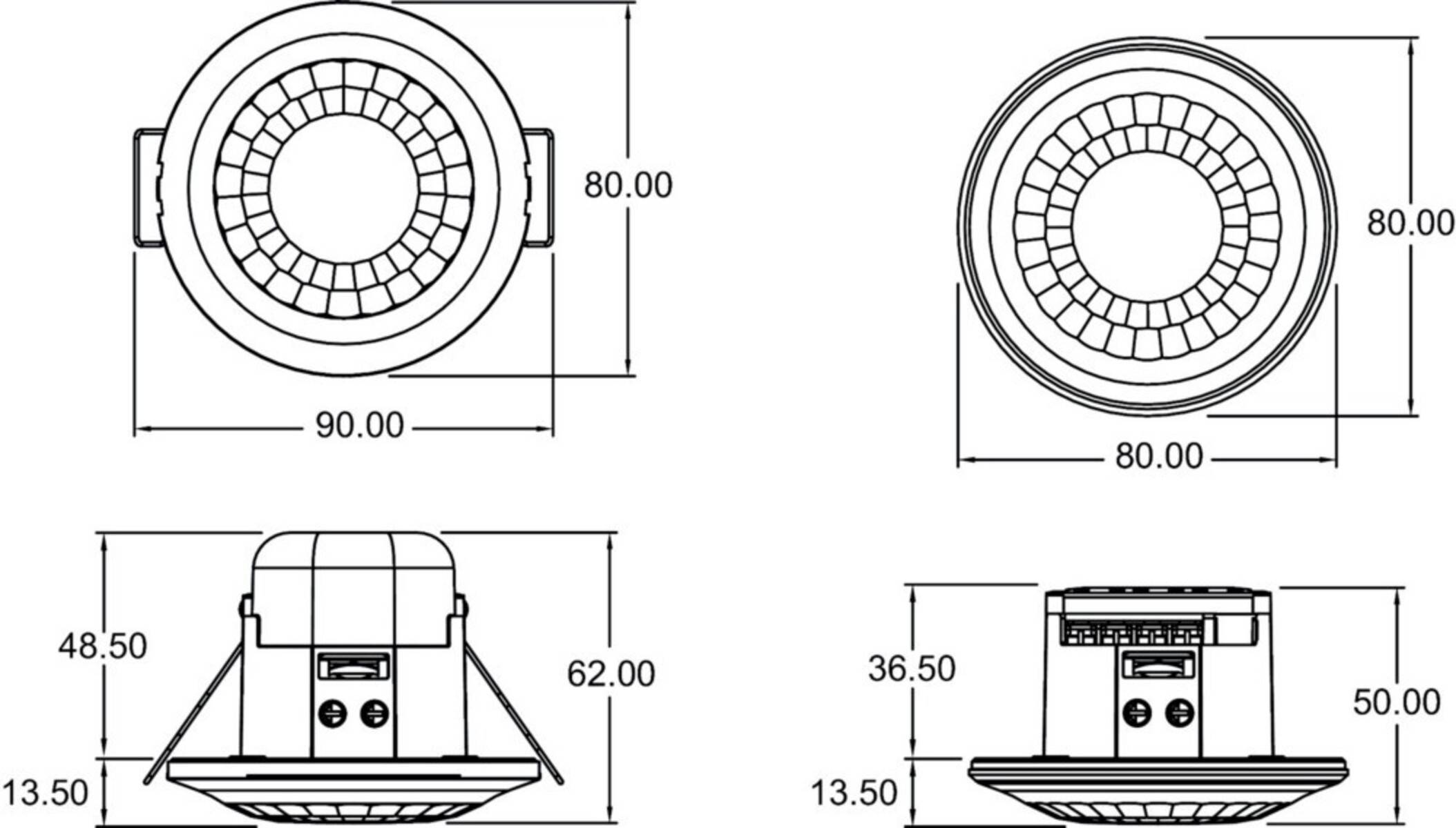 Theben Präsenzmelder LUXA 103 S360-101-12