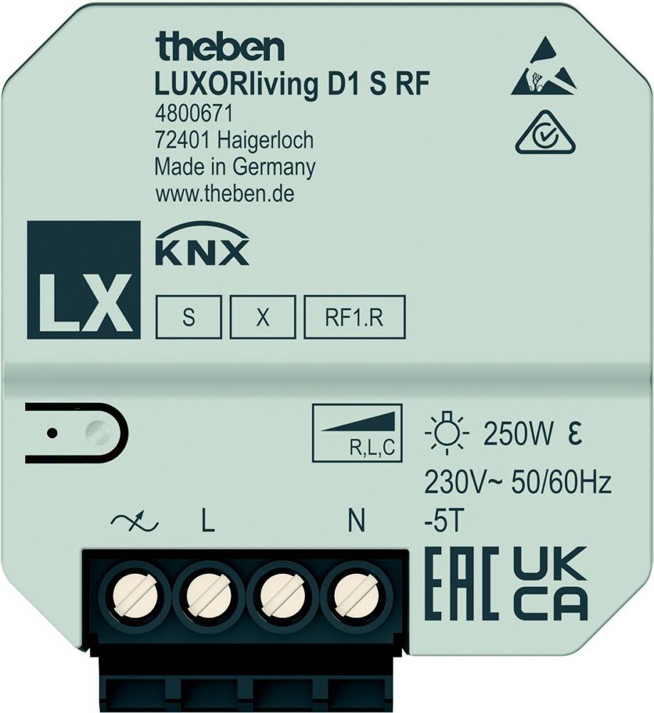 Theben Funk-Dimmaktor LUXORliving D1 S RF