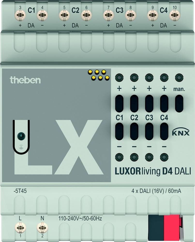 Theben DALI-Aktor LUXORliving D4 DALI
