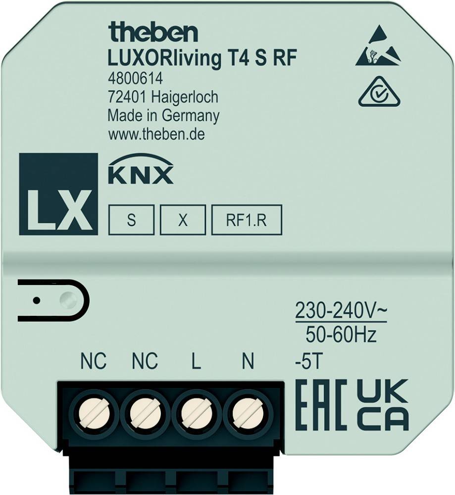 Theben Funk-Tasterschnittstelle LUXORliving T4 S RF
