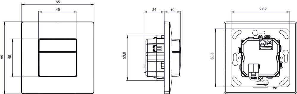Theben Bewegungsmelder theMura S180 KNX UP