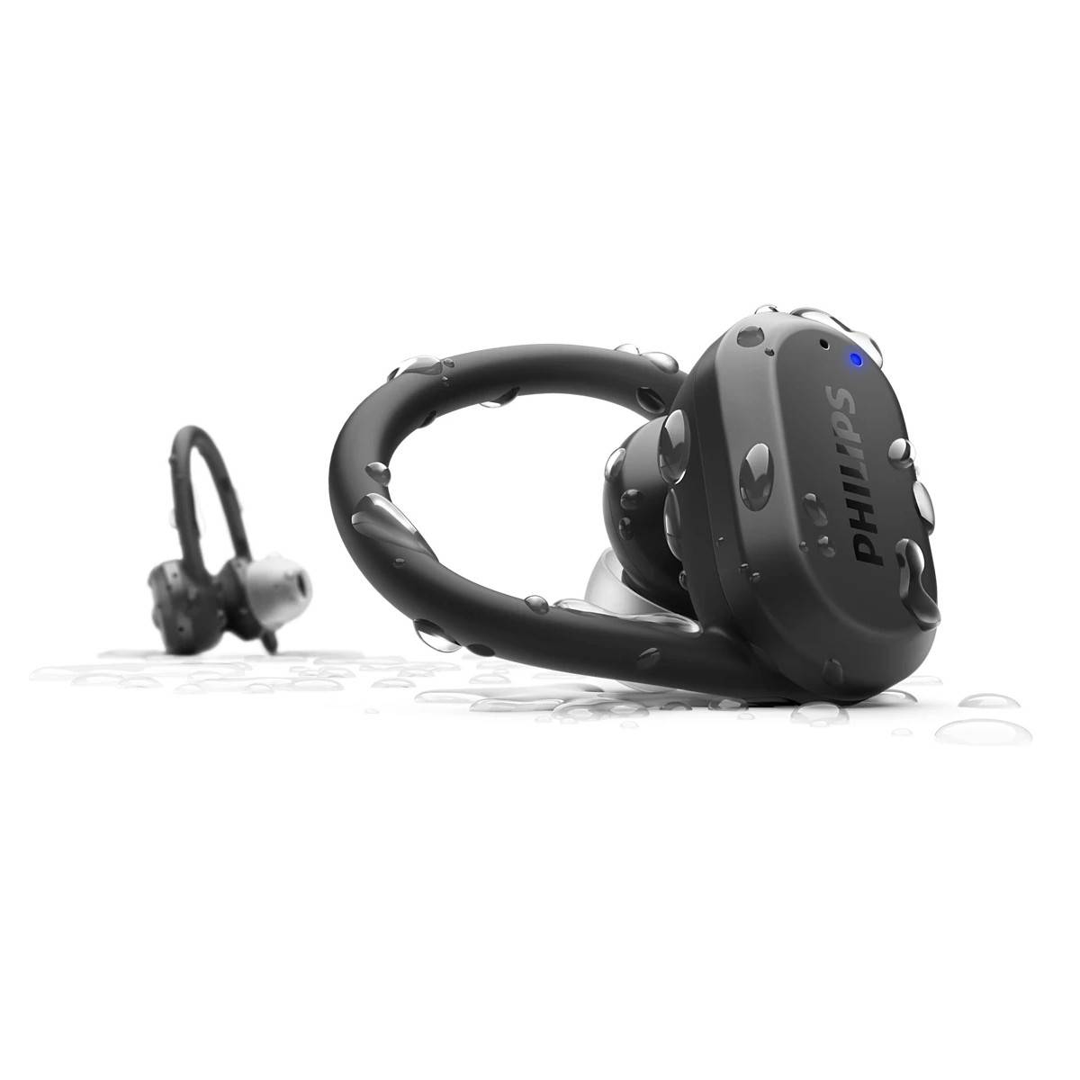 PHILIPS kabellose Kopfhörer Sport In-Ear Ohrhörer TAA7306 BT IP57 schwarz NEU