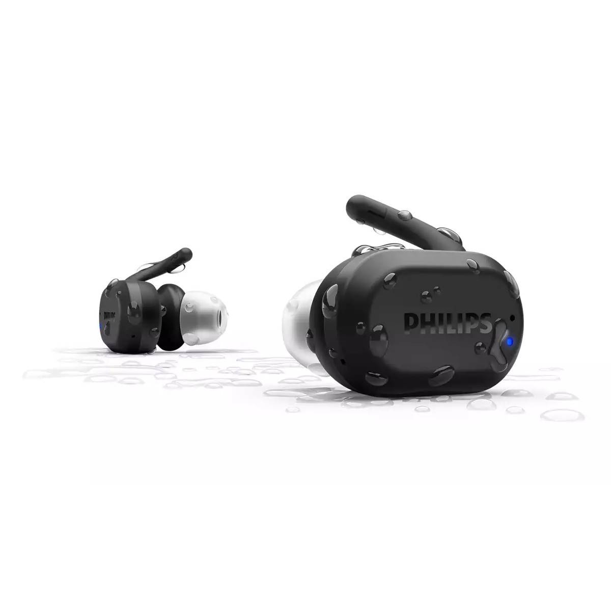 PHILIPS kabellose Kopfhörer Sport In-Ear Ohrhörer TAA7306 BT IP57 schwarz NEU