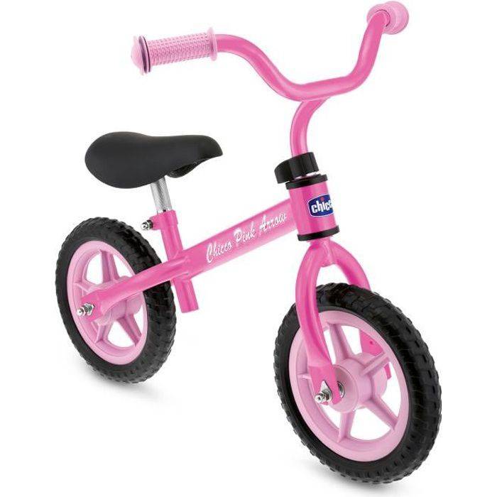 CHICCO Pink Balance Bike 10 Zoll 2/5 Jahre