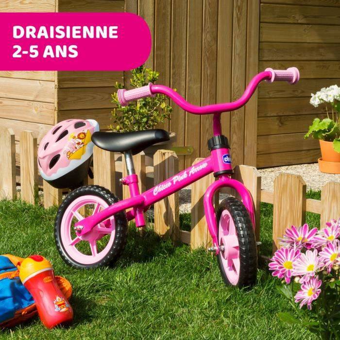 CHICCO Pink Balance Bike 10 Zoll 2/5 Jahre