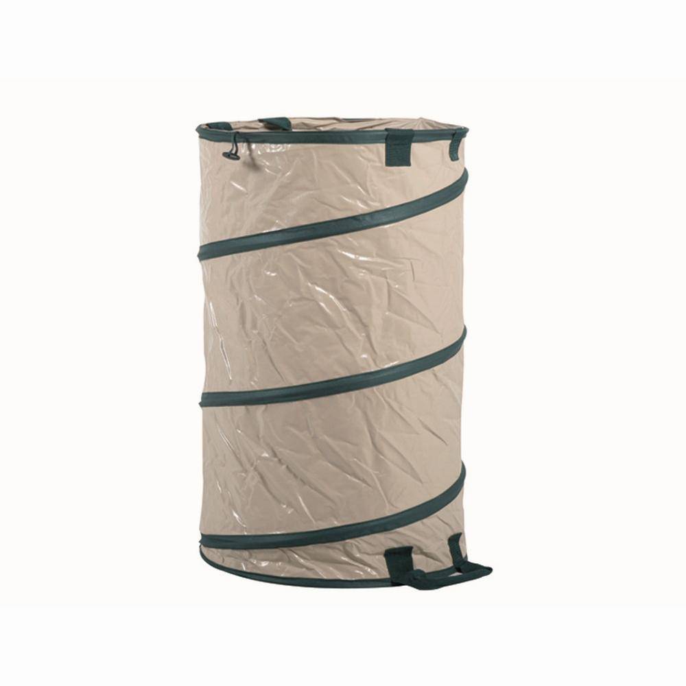 Siena Garden YT3112 Gartensack 120l Springrahmen 250gr PU-Gewebe, beige/grün