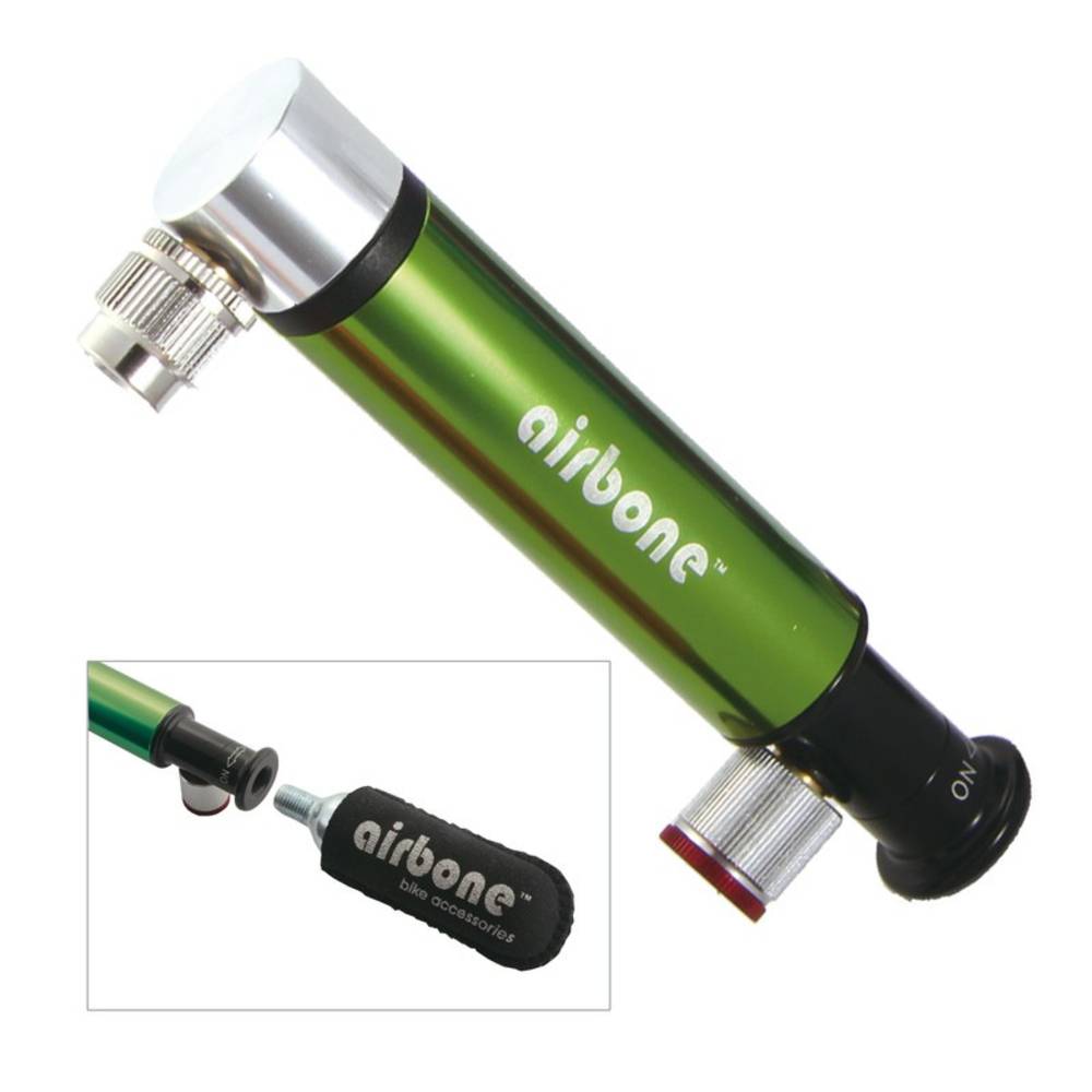 airbone ZT-724 G Minipumpe Dual Co² AV, 130 mm, mit Halter, grün