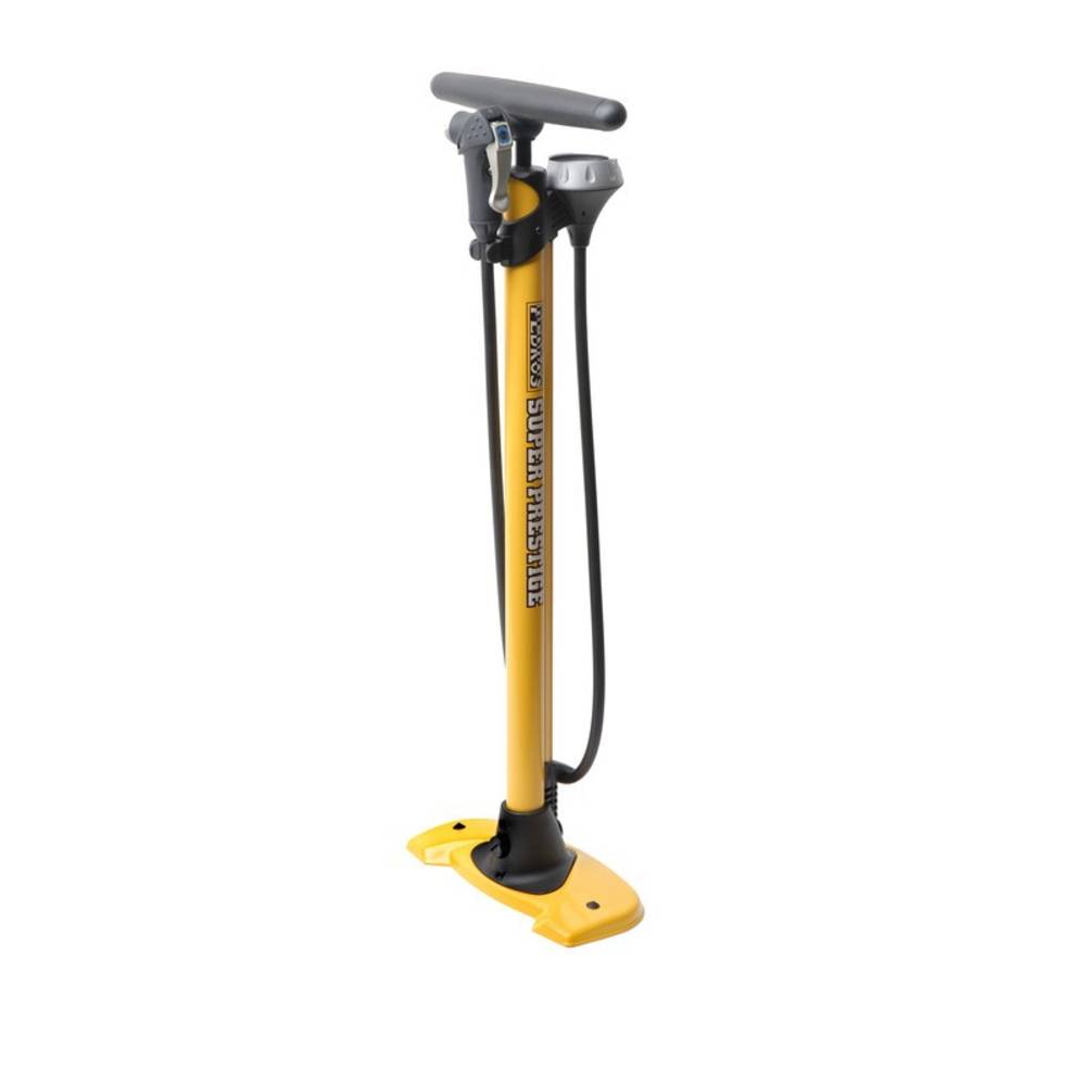 Pedro's Standpumpe Super Prestige AV/SV, 11bar / 160psi, schwarz/gelb