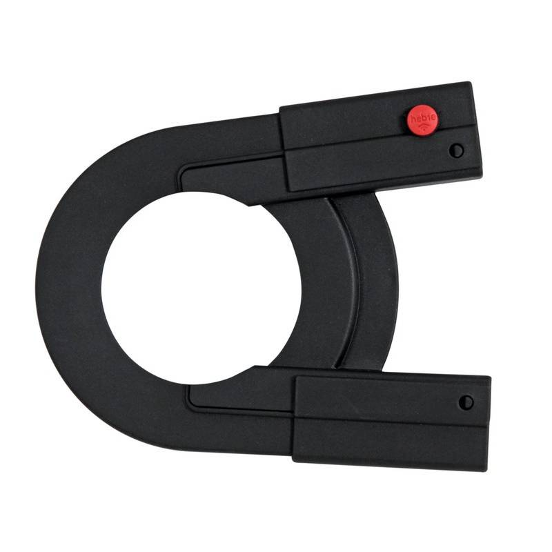 Hebie 0350R D18 E1 Chainglider Kettenschutz Heckteil 18-22 Zähne, für diverse Ritzel, schwarz