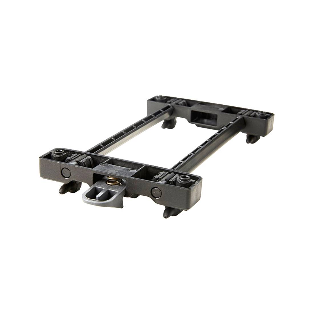 Racktime 17017 Snapit System Adapter Lochabstand 195 x 100mm, ohne Schloss, schwarz
