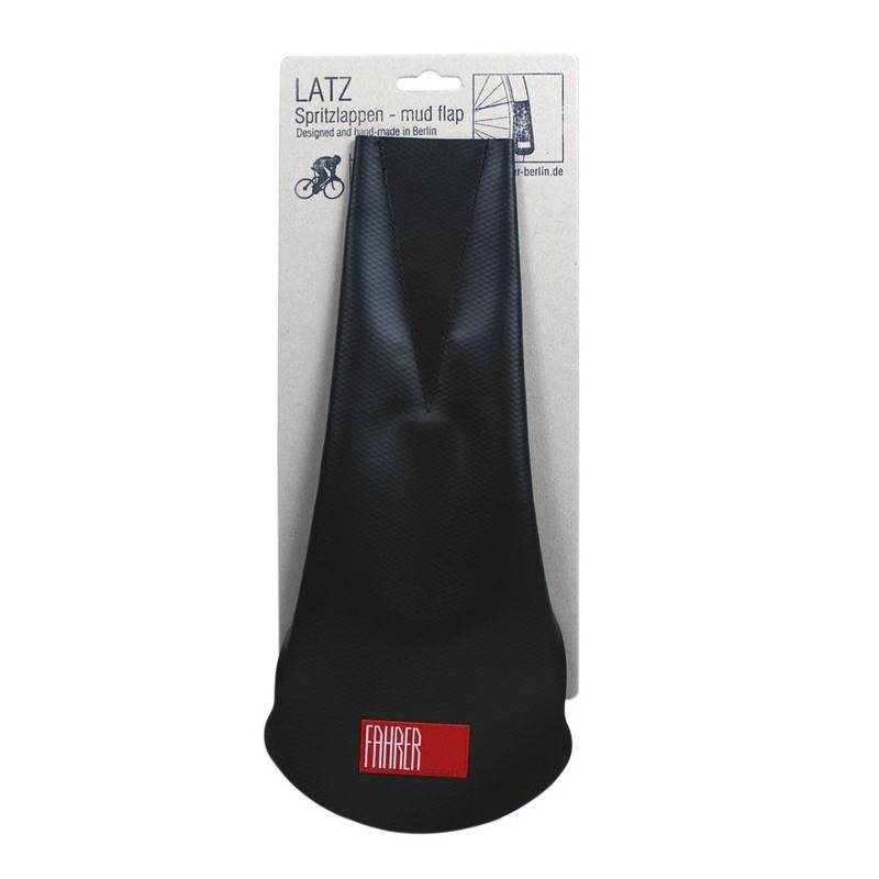 FAHRER LTZ-XL Spritzlappen "Latz XL", Schutzblechbreite von 40 - 55 mm, Länge 30 cm, schwarz