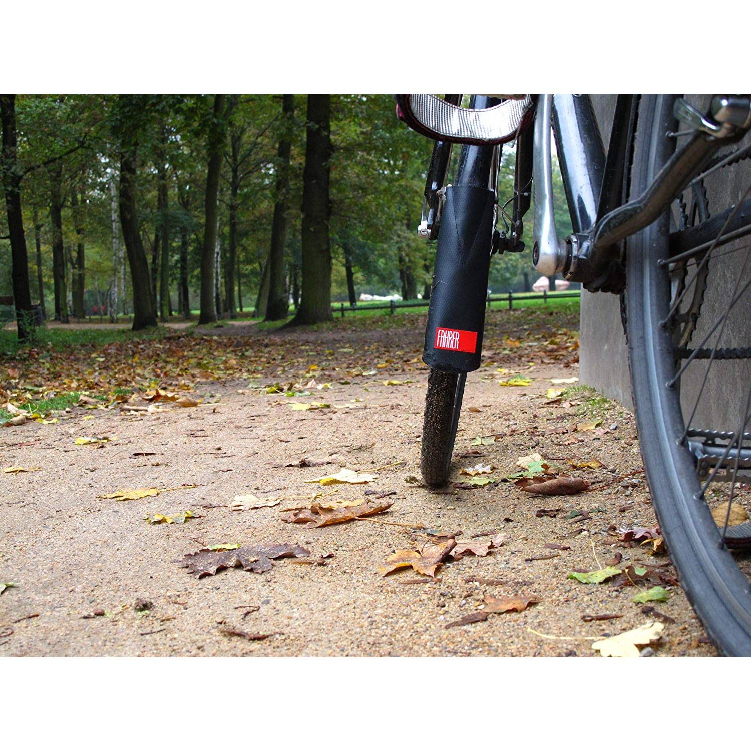 FAHRER LTZ-R Latz Spritzlappen Race, für Schutzblechbreite 30-40 mm, schwarz