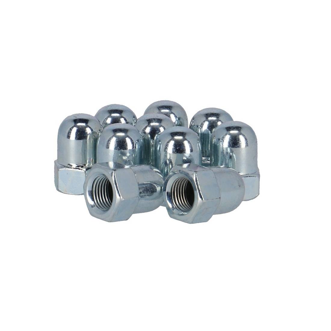 Fix Nippel Hutmutter HR FG 10,5 mm, für 3-/5-/7-Gang, silber (10er Pack)