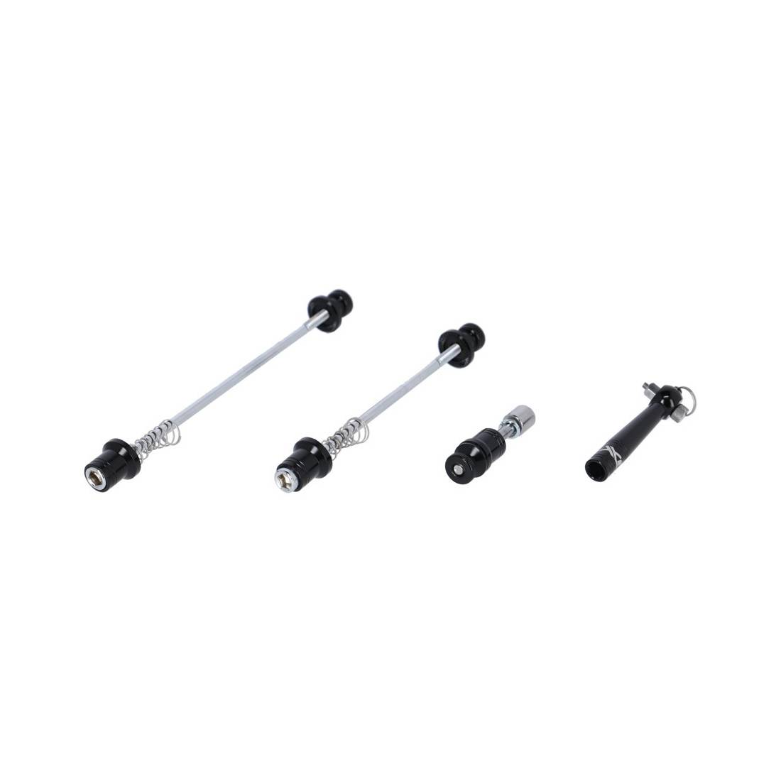 XLC QR-L08 Schnellspannset, diebstahlgesichert, schwarz (1 Set)