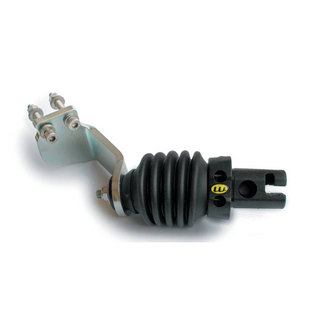 Weber KU.02.000.10 Anhängerkupplung EP bis 80kg für Pletscher Ständersystem, Tiefdeichsel, schwarz/silber