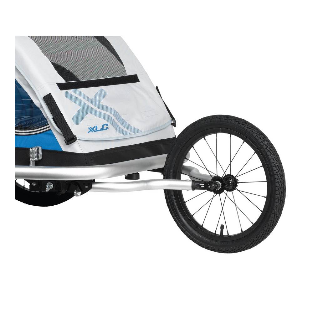 XLC Jogger-Kit für Kinderanhänger nur passend für Duo ab 2018, schwarz/silber (1 Set)