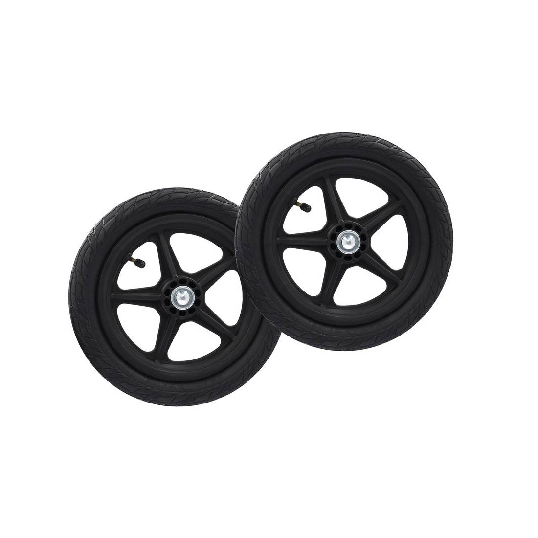 XLC Laufradset 12" BS-X111 für Bike Shopping Trolly, schwarz (1 Set)