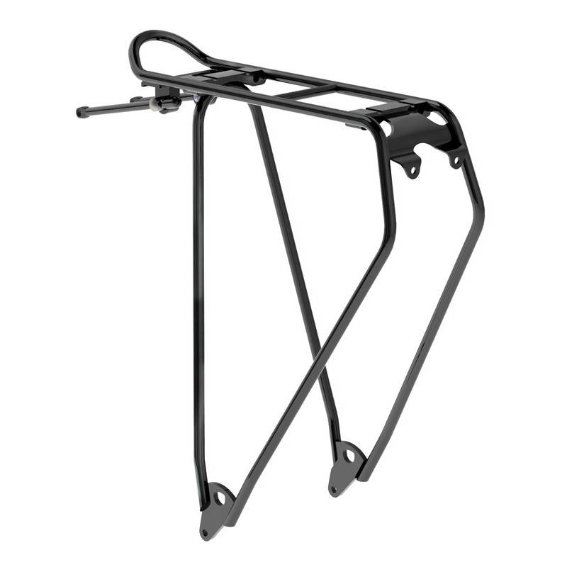 Racktime 02210 28" System-Gepäckträger "Lightit", Alu, ca. 570 g, schwarz