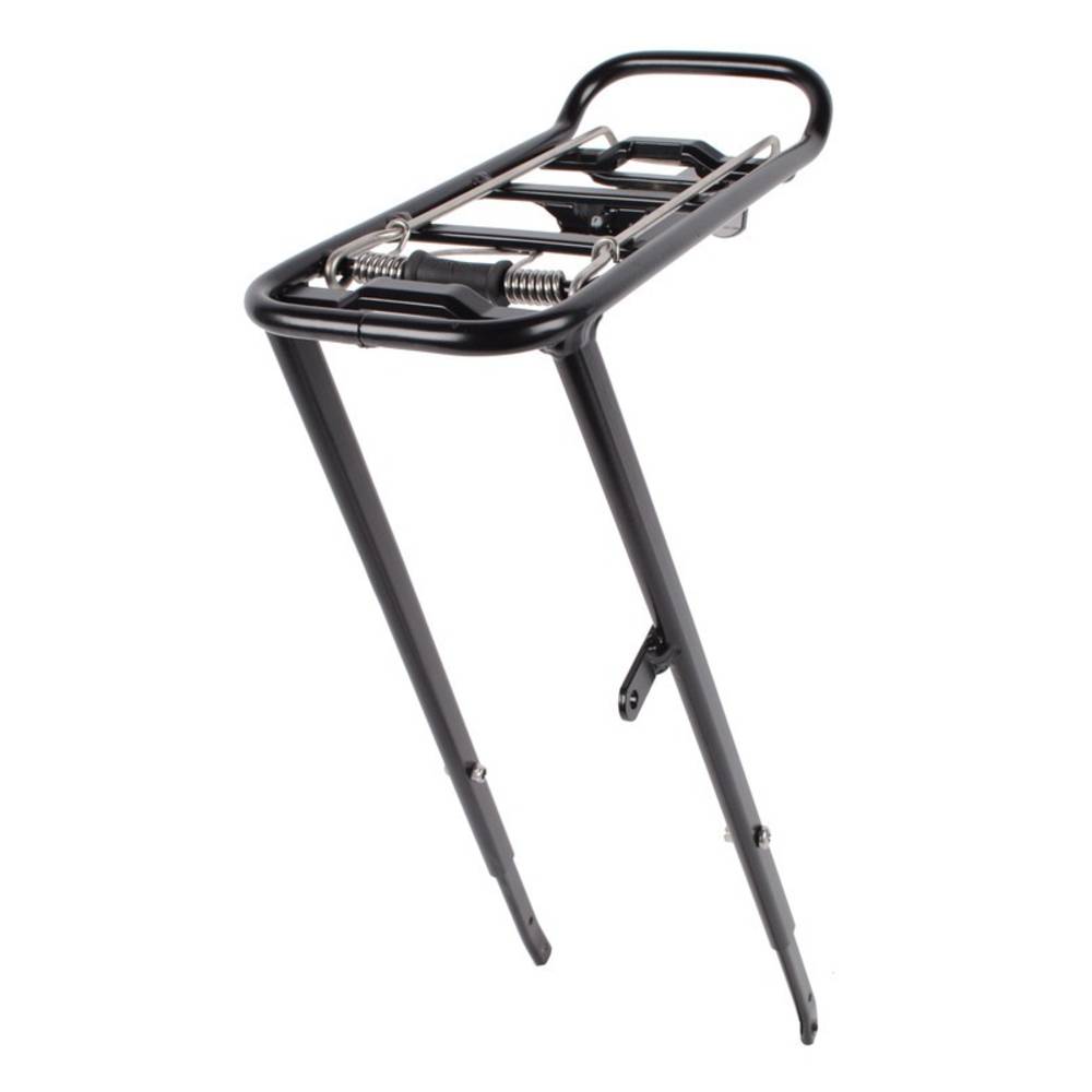 Atranvelo 1490-71 System-VorderradGepäckträger Tour, 24"-28", Alu, inkl. AVS System, schwarz