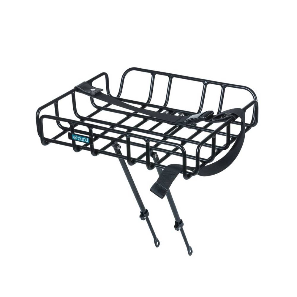 Around Vorderrad-Gepäckträger Front Carrier L, 16-28", schwarz