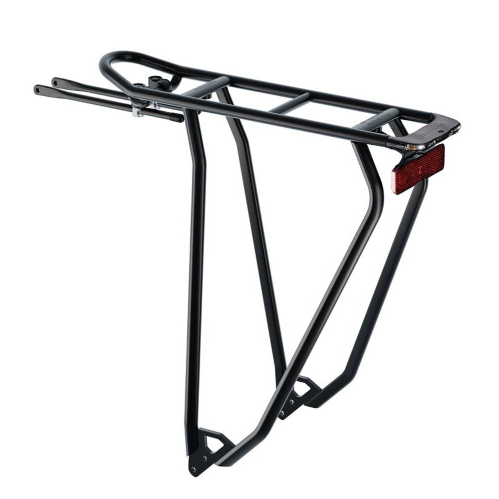 Racktime 28" System-Gepäckträger "Shine Evo light 2.0", Alu, 620 g, ohne Standlicht, schwarz